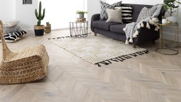 wood flooring chevron