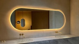 Alguacil & Perkoff Back Illuminated Capsula Bathroom Mirror
