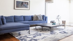 Hand knotted Smudge rug