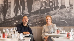 Chloe in Nostos Hove restaurant project with client Kiriakos Baxevanis