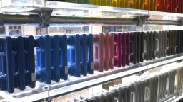 Designer radiators shown in a spectrum of colour