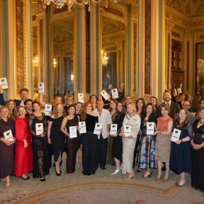 group photo at awards